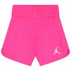 Girls Pink Jordan Logo Shorts, 1, hi-res