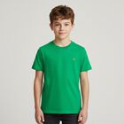 Boys Green Logo T-Shirt, 1, hi-res