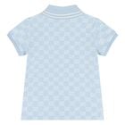 Younger Boys Blue GG logo Polo Shirt, 2, hi-res