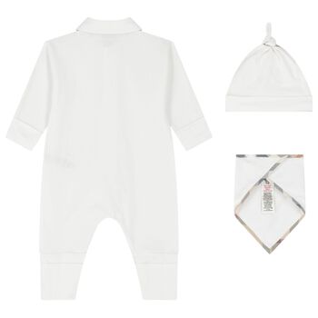 White Romper Baby Gift Set