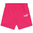 Younger Girls Pink Logo Shorts Set, 1, hi-res