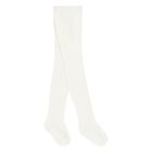 Younger Girls Ivory Tights, 2, hi-res