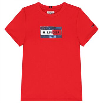 Boys Red Logo T-Shirt