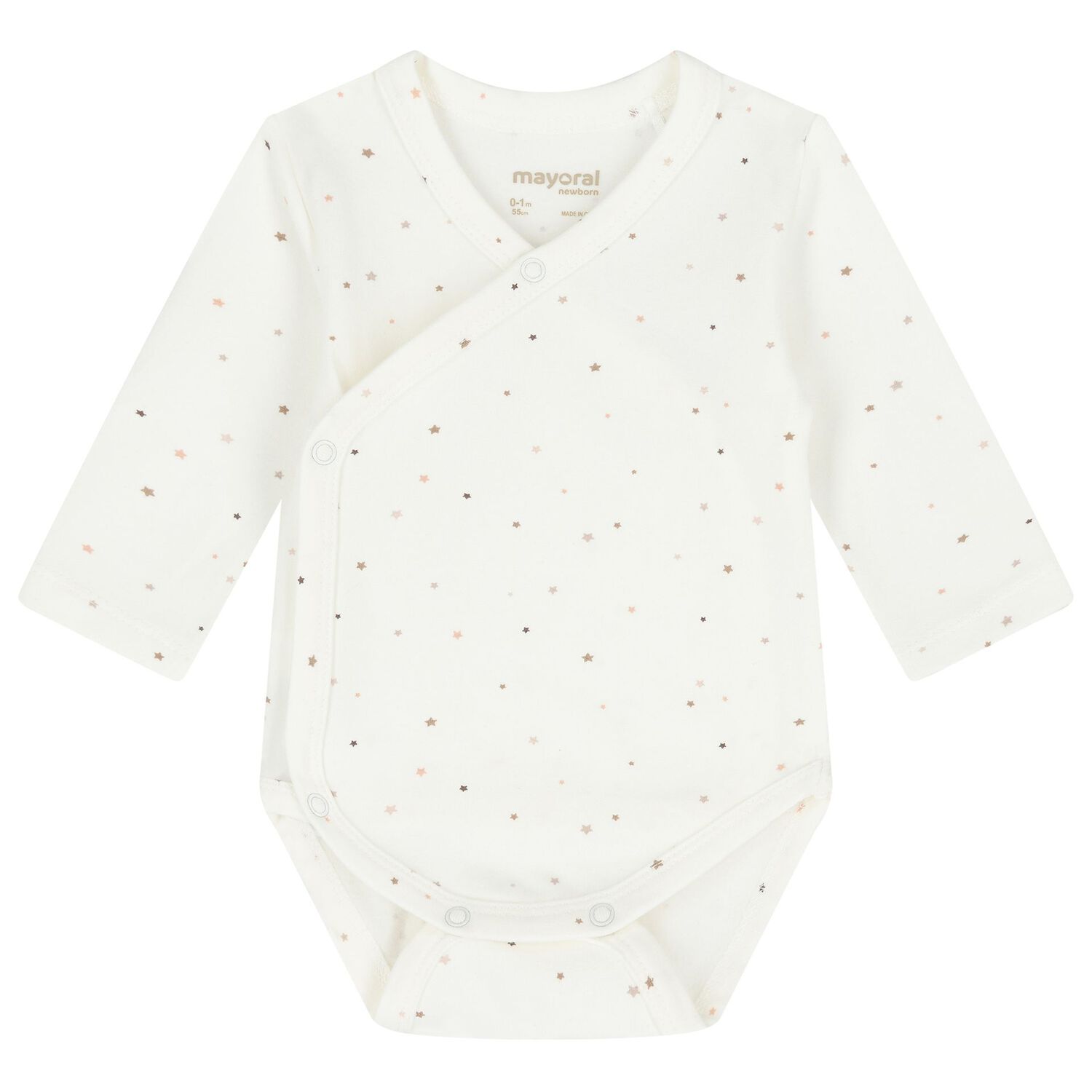 Baby Girls Ivory & Beige Balloon Bodysuits ( 2-Pack ), 1, hi-res