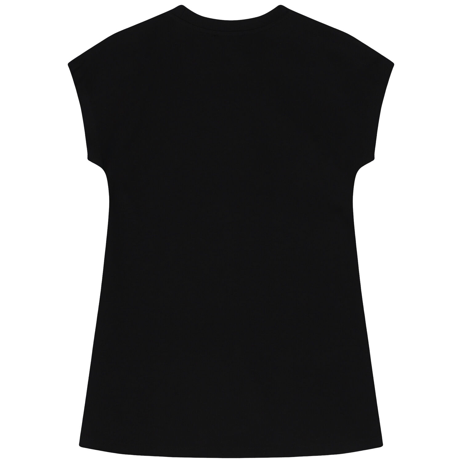 فستان بالشعار باللون الاسود, 1, hi-res image number null