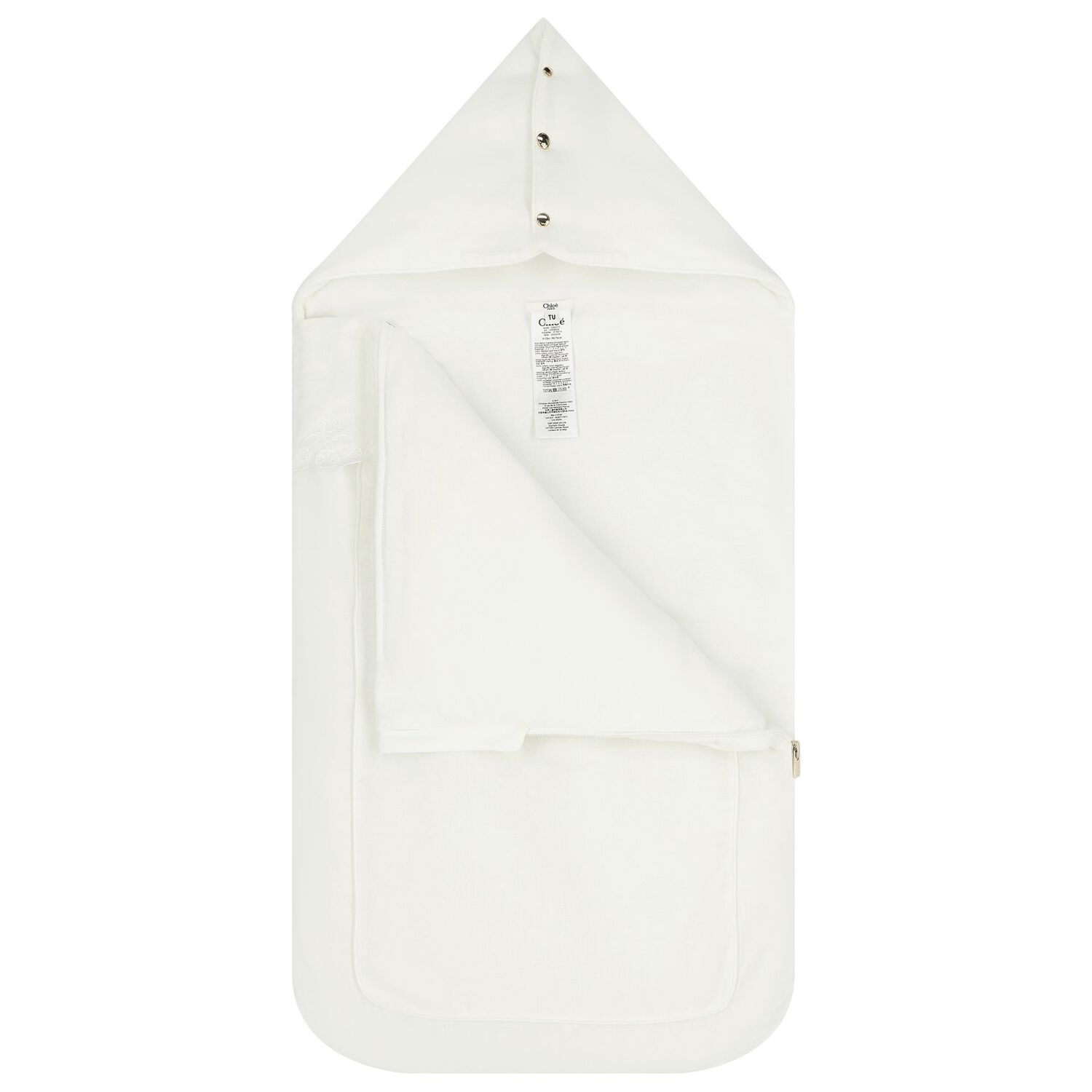 Baby Girls White Logo Nest , 1, hi-res