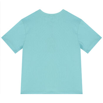 Boys Turquoise Logo T-Shirt