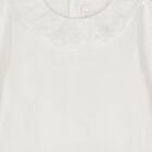 طقم بنات هدايا أفرول باللون العاجي, 1, hi-res