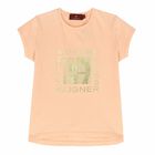Girls Pink Logo T-Shirt, 3, hi-res
