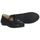 Girls Black Embellished Sequin Shoes, 1, hi-res