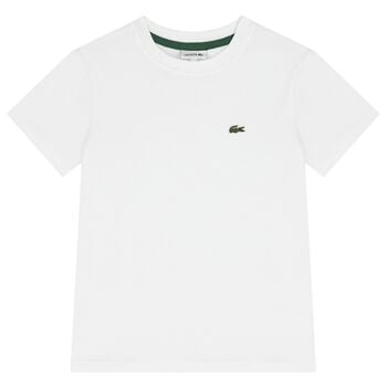 Boys White Logo T-Shirt