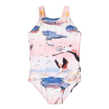 Girls Flamingo Swimsuit
