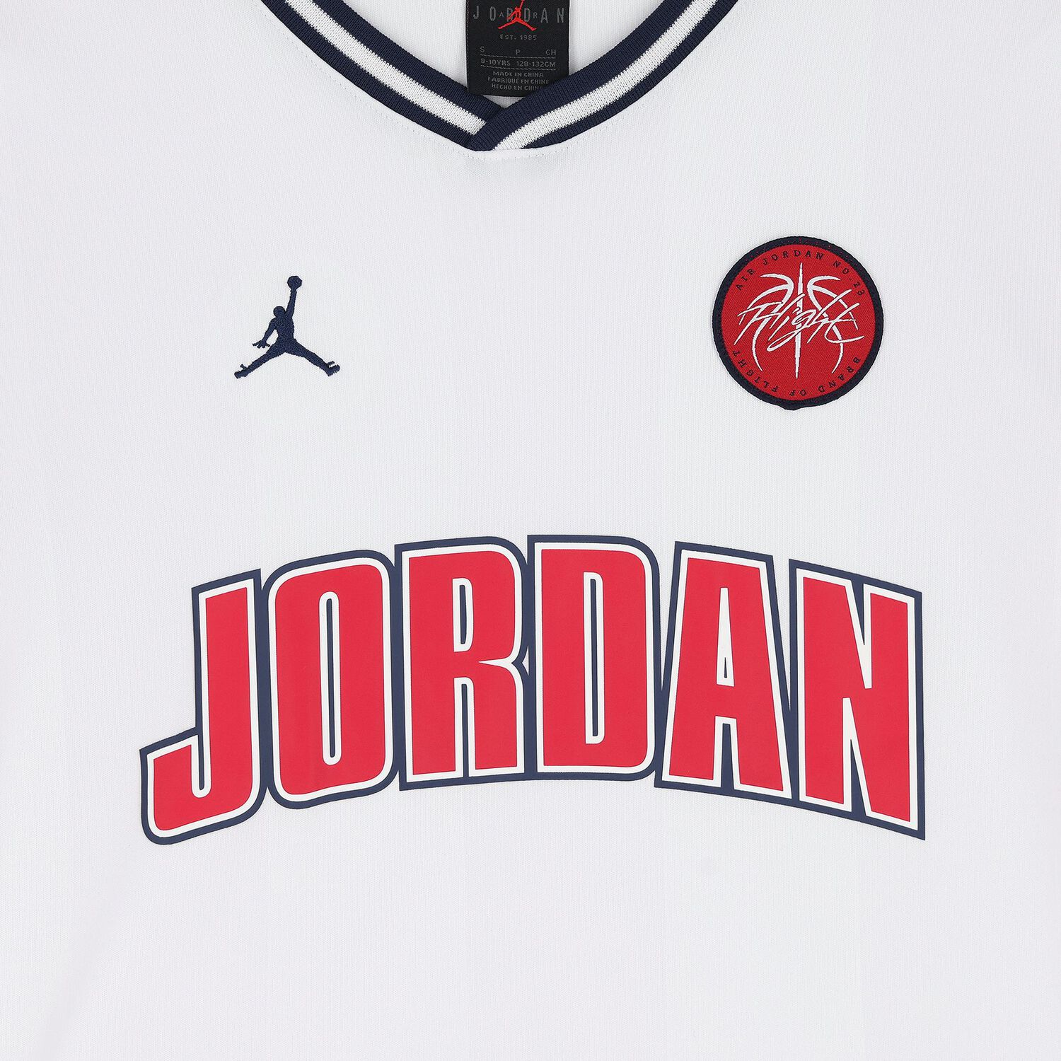 Boys White Jordan Logo T-Shirt, 1, hi-res