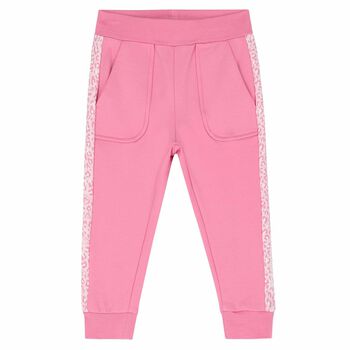 Younger Girls Pink Joggers