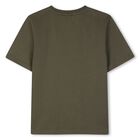 Boys Green Logo T-Shirt, 3, hi-res