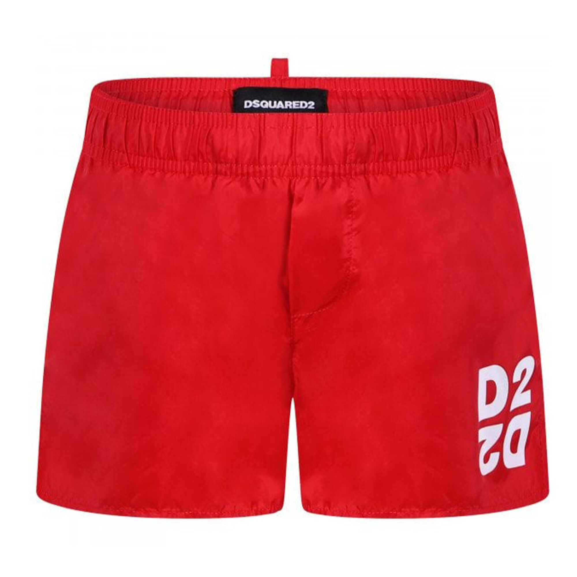 Dsquared2 Boys Red Logo Swim Shorts Junior Couture USA