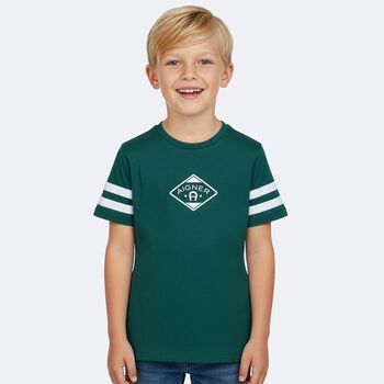 Boys Green Logo T-Shirt