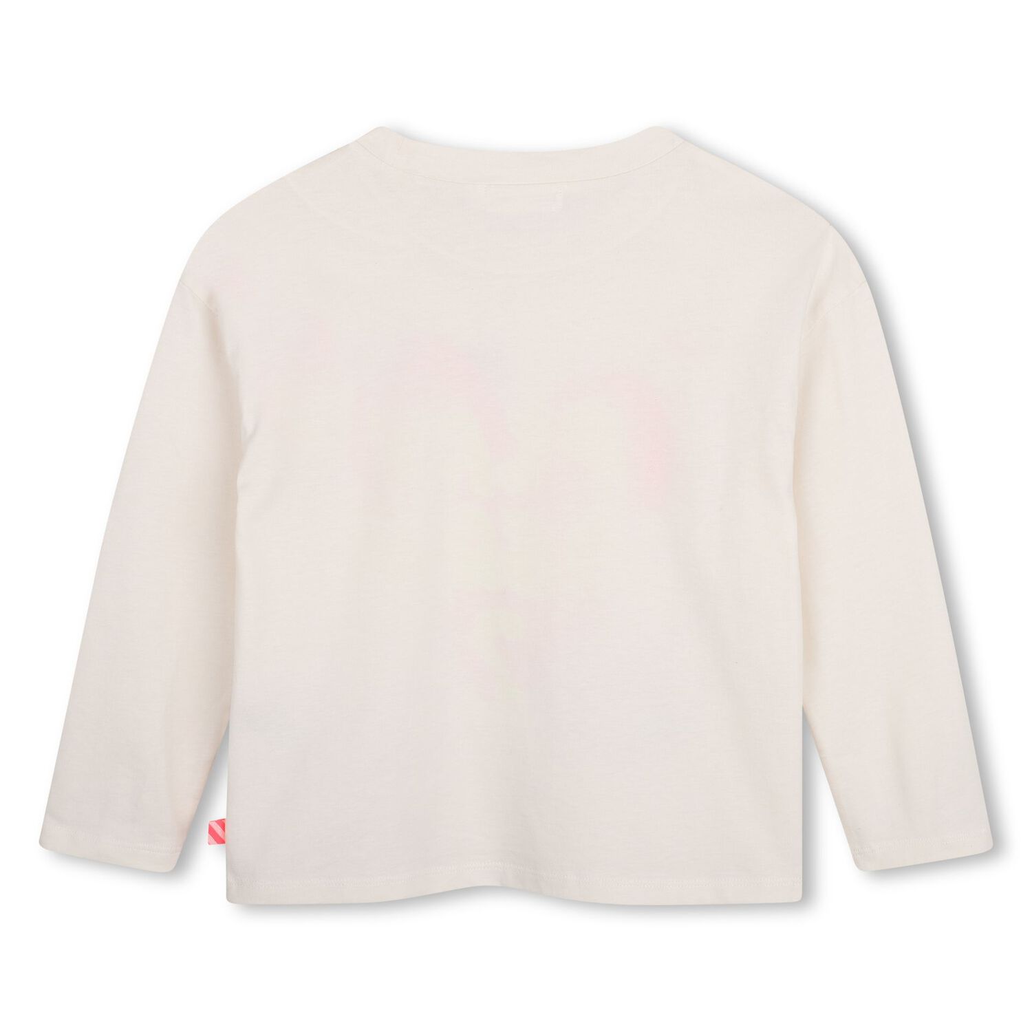 Girls Ivory Sequin Cat Heart Long Sleeve Top, 1, hi-res