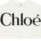 Girls Mini Me White logo T-Shirt, 1, hi-res