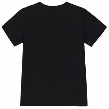 Black Logo Embellished T-Shirt