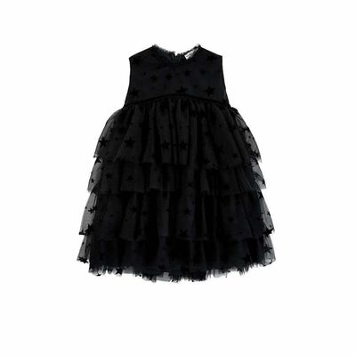 Girls Black Tulle Dress