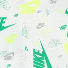 طقم شورت أولاد بالشعار باللون الأبيض والأسود, 1, hi-res