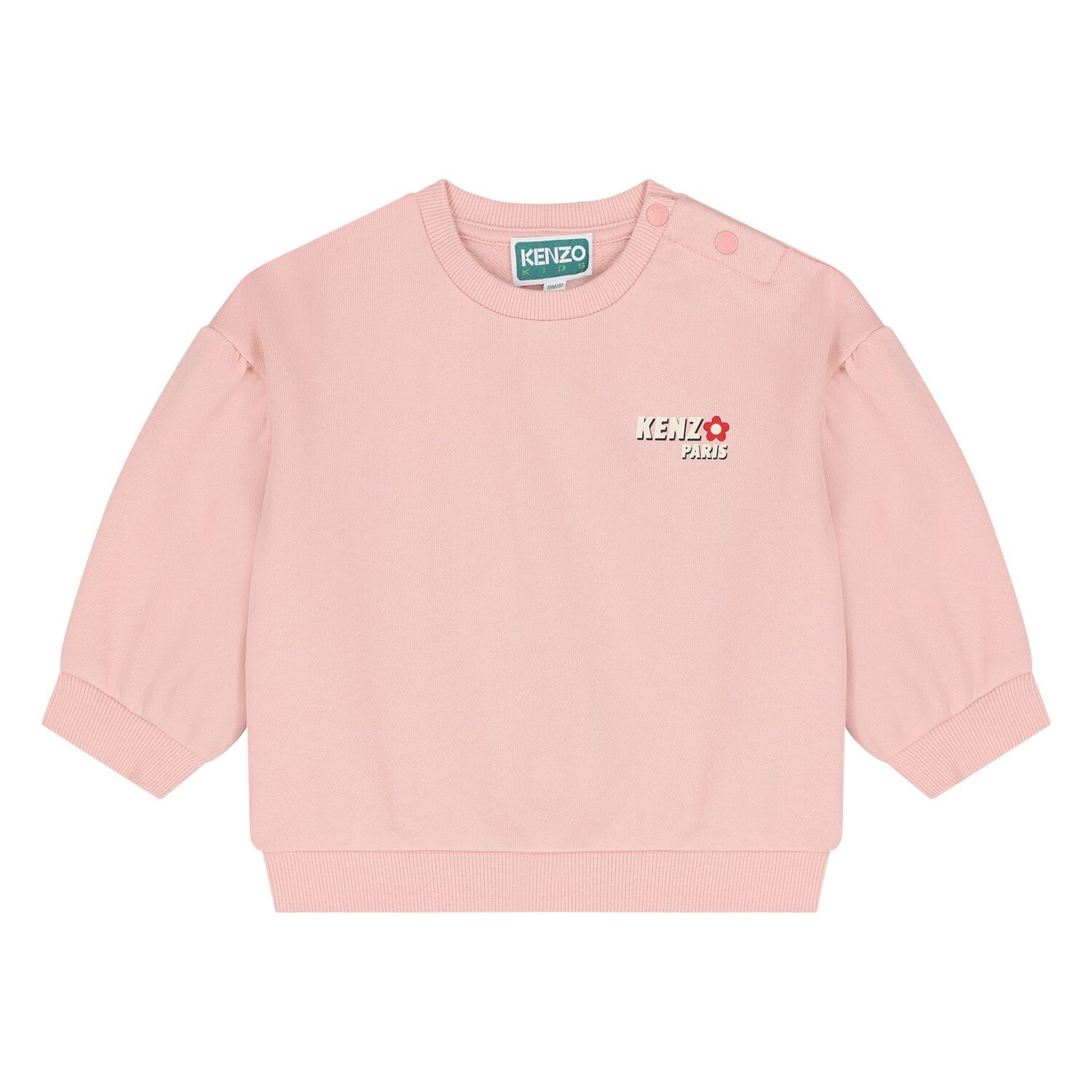 Younger Girls Pink Logo Tracksuit, 1, hi-res