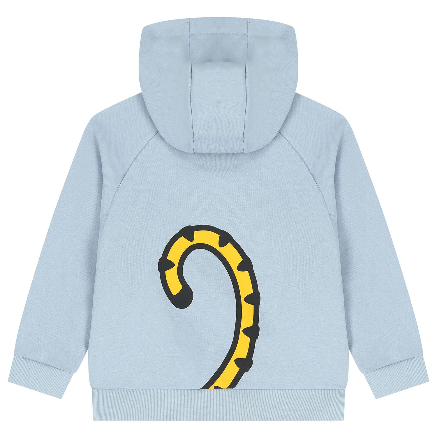 Boys Blue Tiger Logo Hooded Top, 1, hi-res