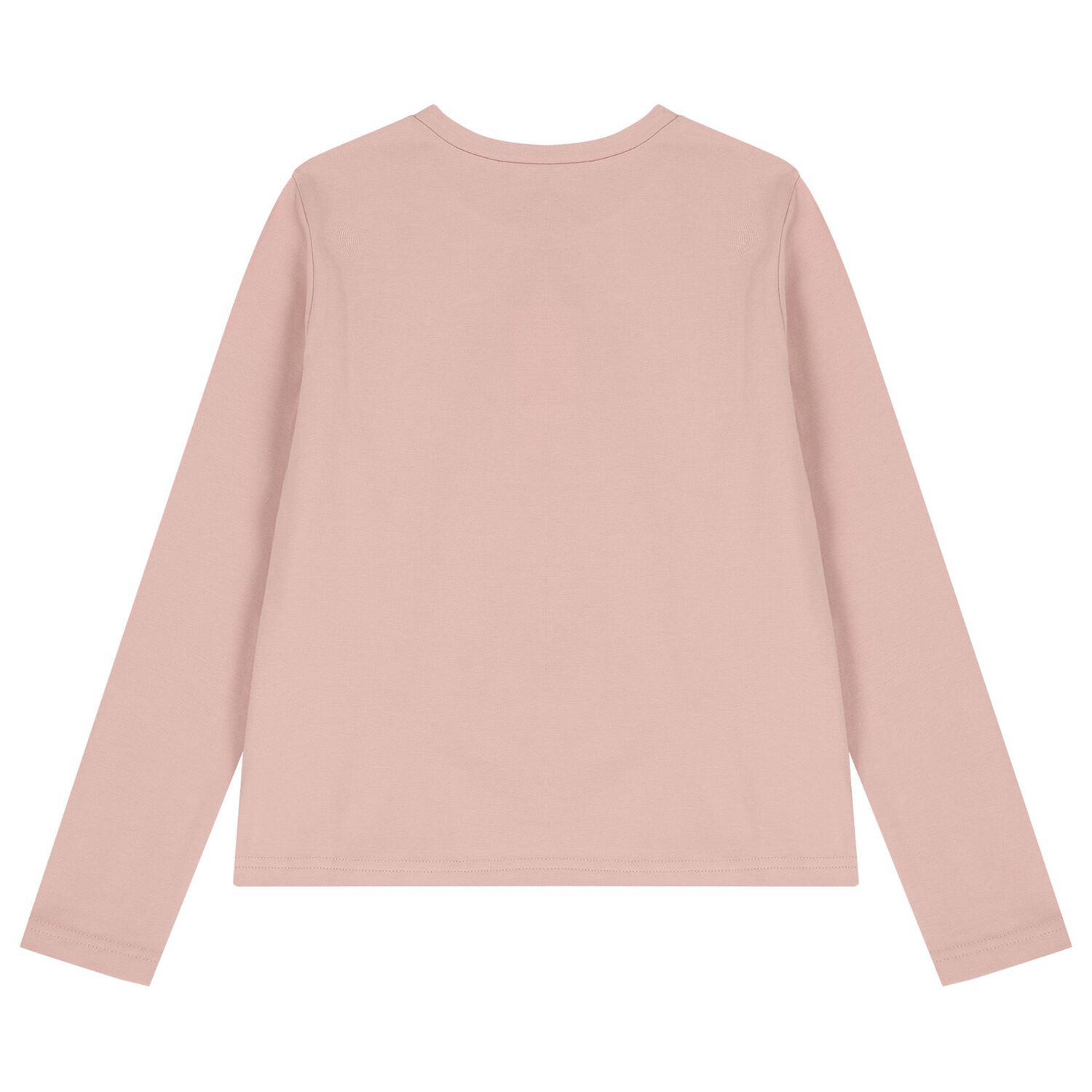 Girls Pink Printed Long Sleeve Top, 1, hi-res