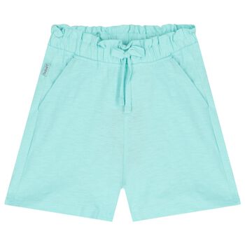 Girls Aqua Logo Shorts