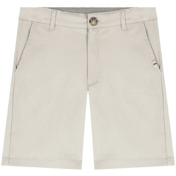 Boys Beige Logo Shorts