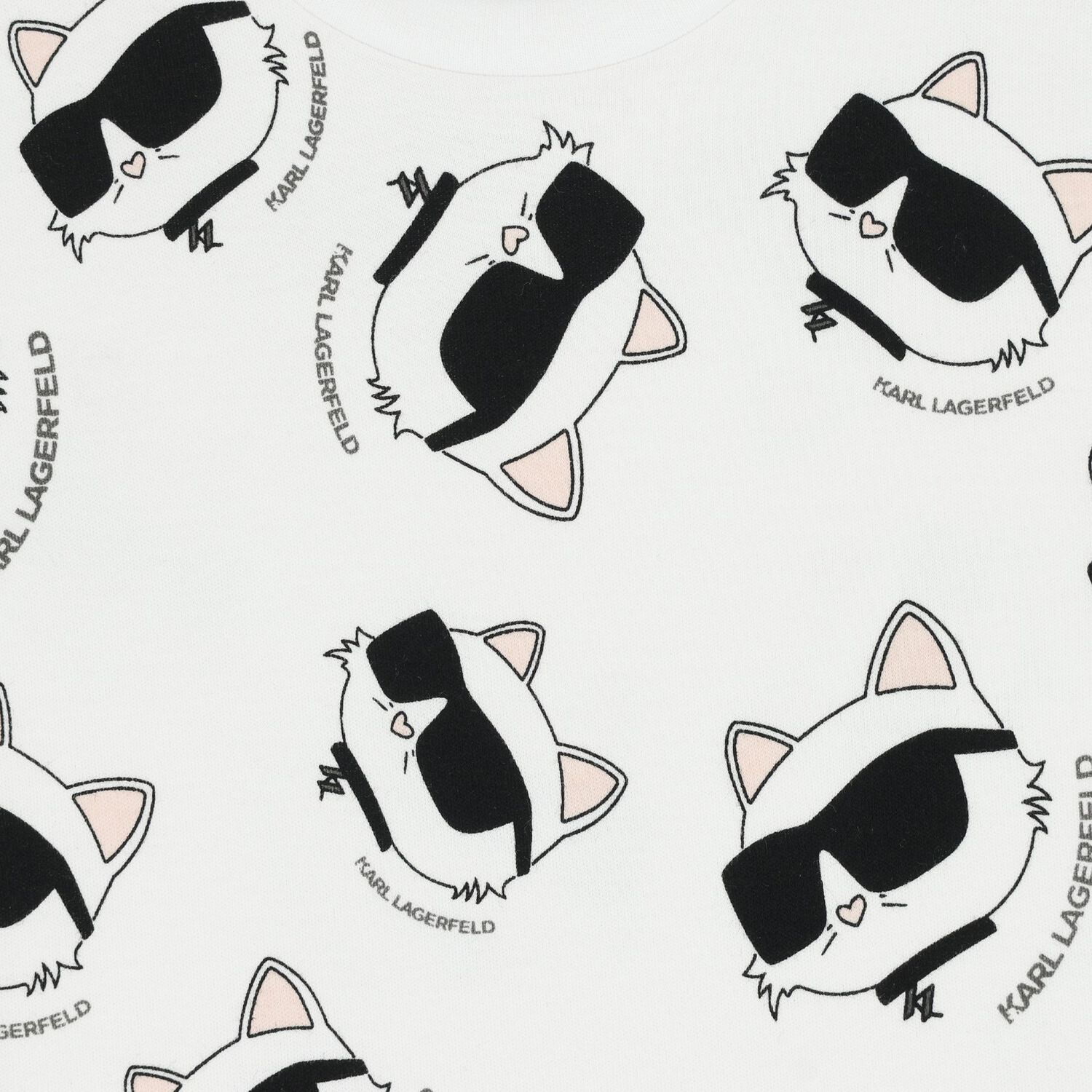 Girls White Choupette Dress, 1, hi-res