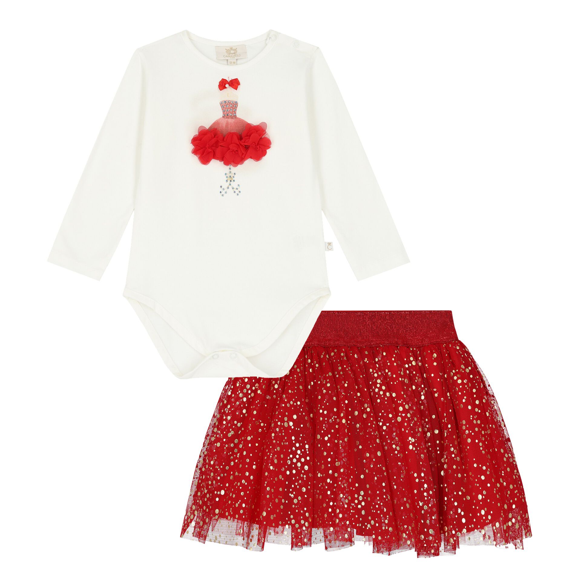 Red tulle skirt baby cheap