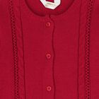 Baby Girls Red & Ivory Tulle Skirt Set, 3, hi-res