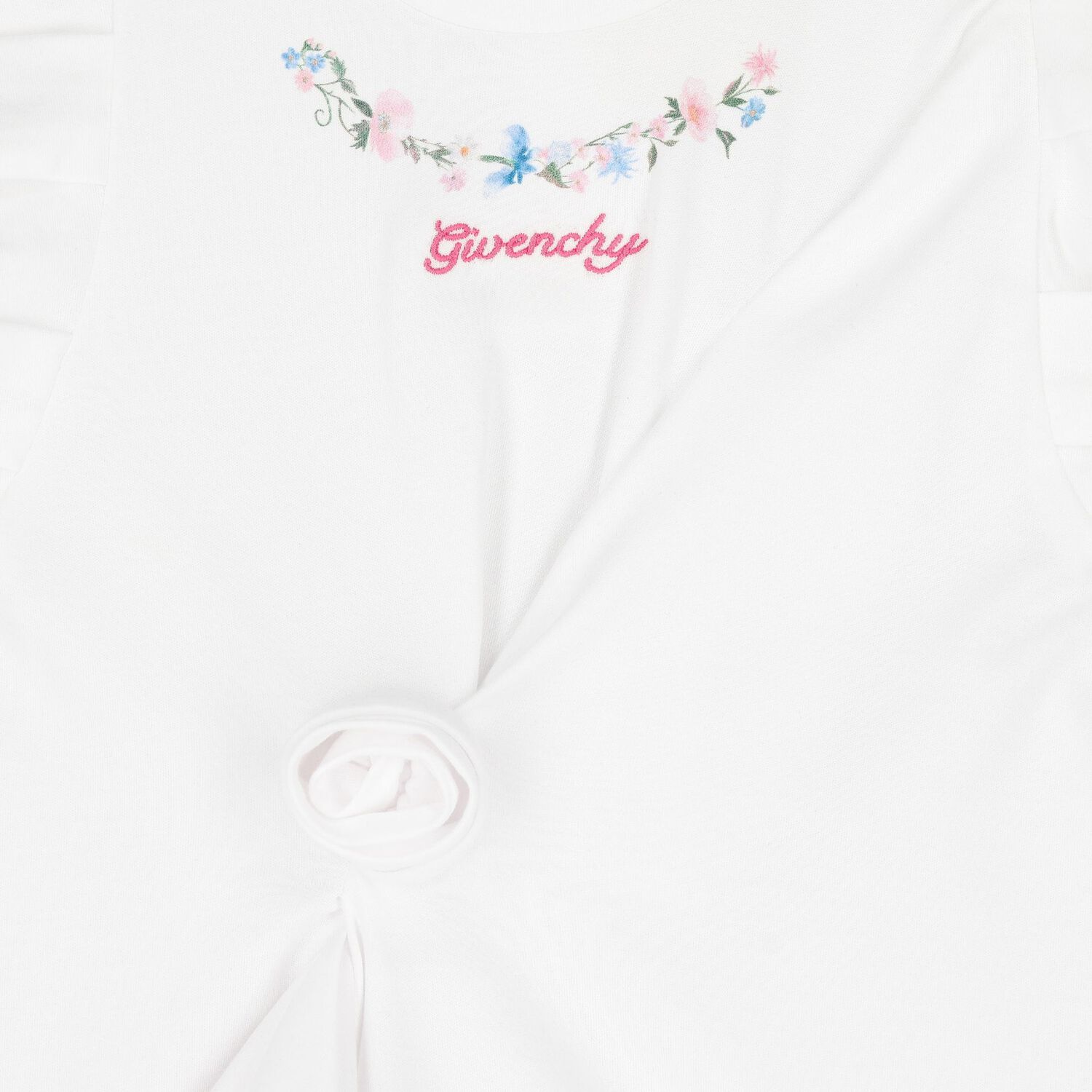 Younger Girls White Logo Dress, 1, hi-res