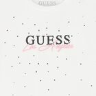 Girls White Embellished Logo T-Shirt, 1, hi-res