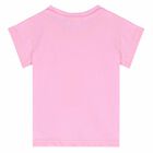 Girls Pink Embellished T-Shirt, 1, hi-res