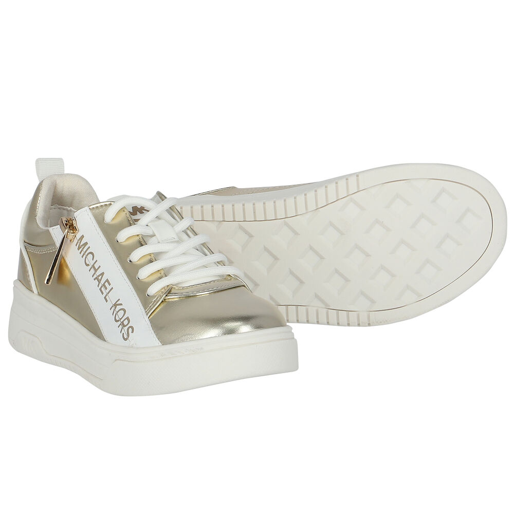 michael kors gold trainers