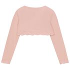 Girls Pink Bolero Knit Cardigan, 1, hi-res