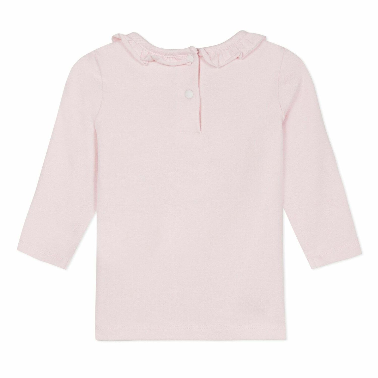Baby Girls Pink Cotton Top, 1, hi-res image number null