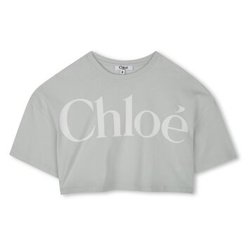 Girls Grey Logo T-Shirt