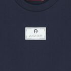 Younger Boys Navy Blue Logo T-Shirt, 4, hi-res