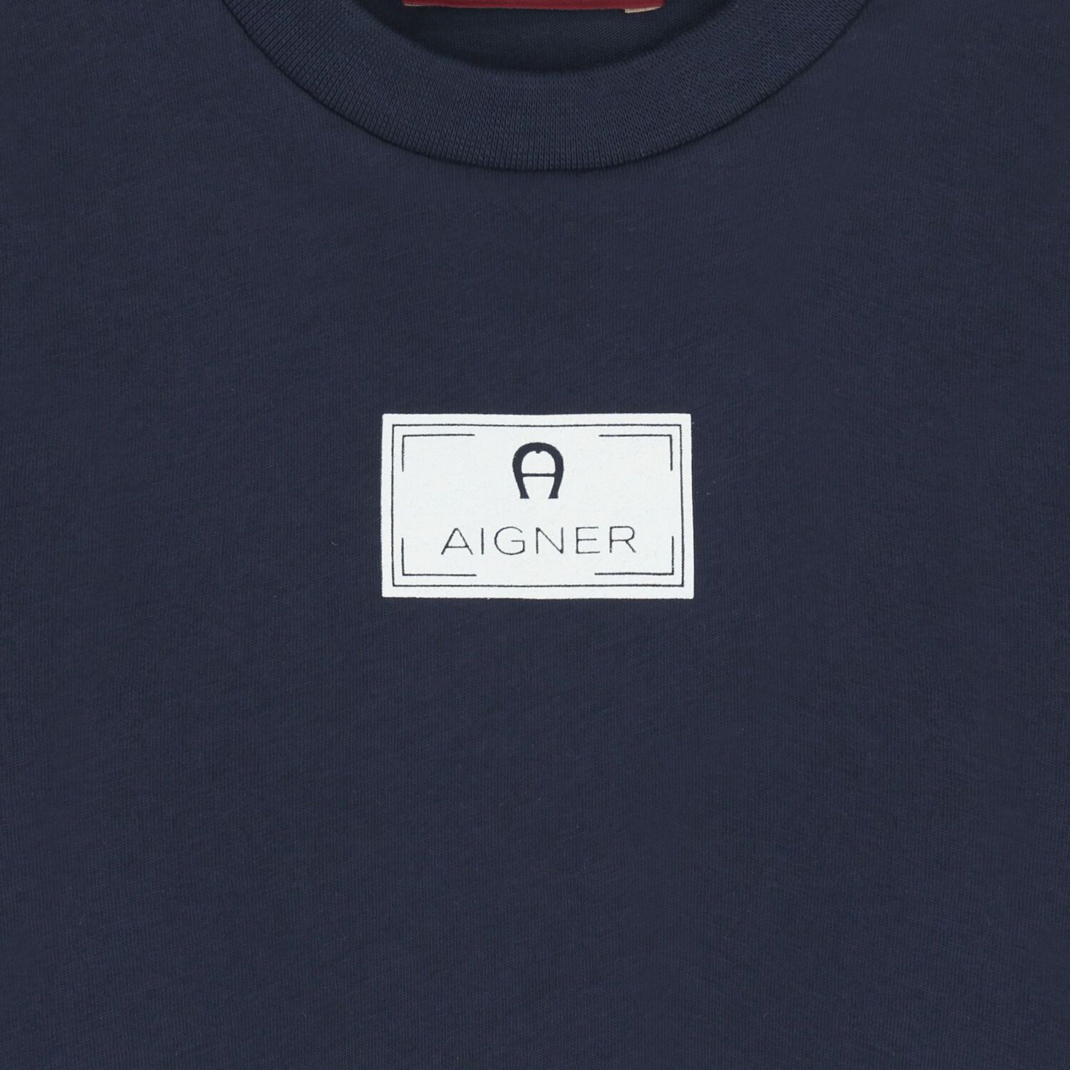 Younger Boys Navy Blue Logo T-Shirt, 4, hi-res