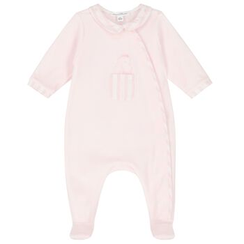 Baby Girls Pink Babygrow