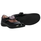 Girls Black Patent Butterfly Shoes, 1, hi-res