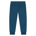 Younger Boys Blue & Green Logo Tracksuit, 2, hi-res