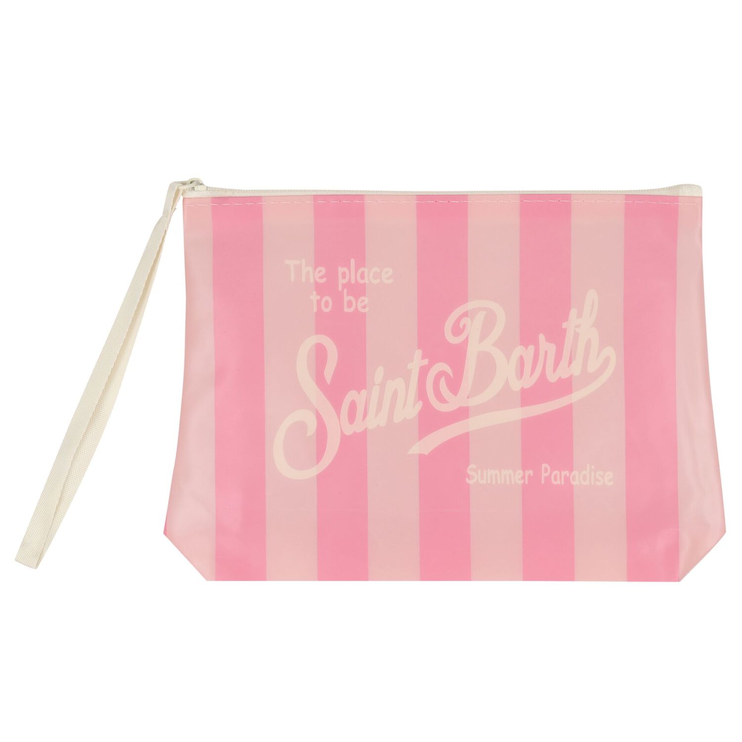 بيكيني للبنات بشعار باللون الوردي, 1, hi-res