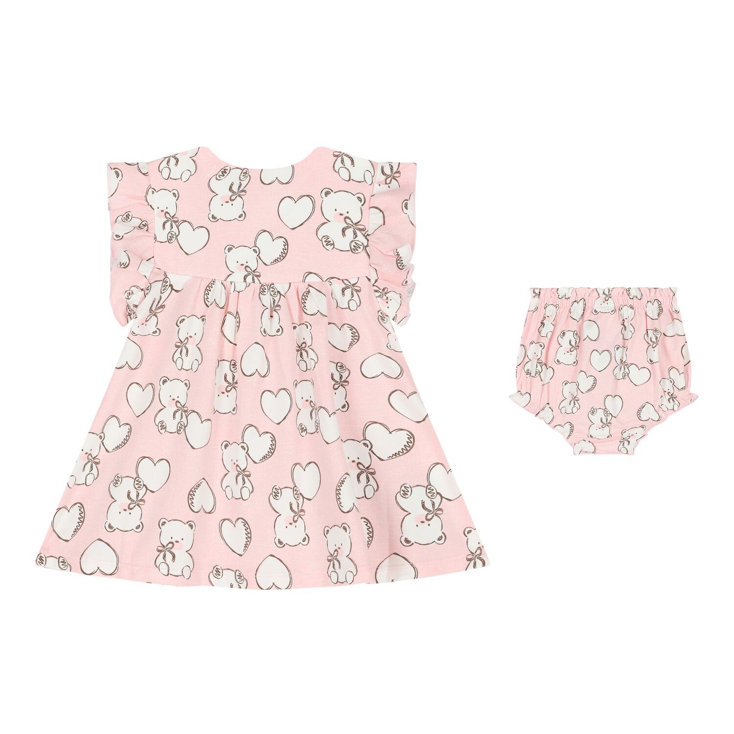 Baby Girls Floral Dress Set, 1, hi-res