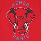 Boys Red Elephant Logo T-Shirt, 1, hi-res