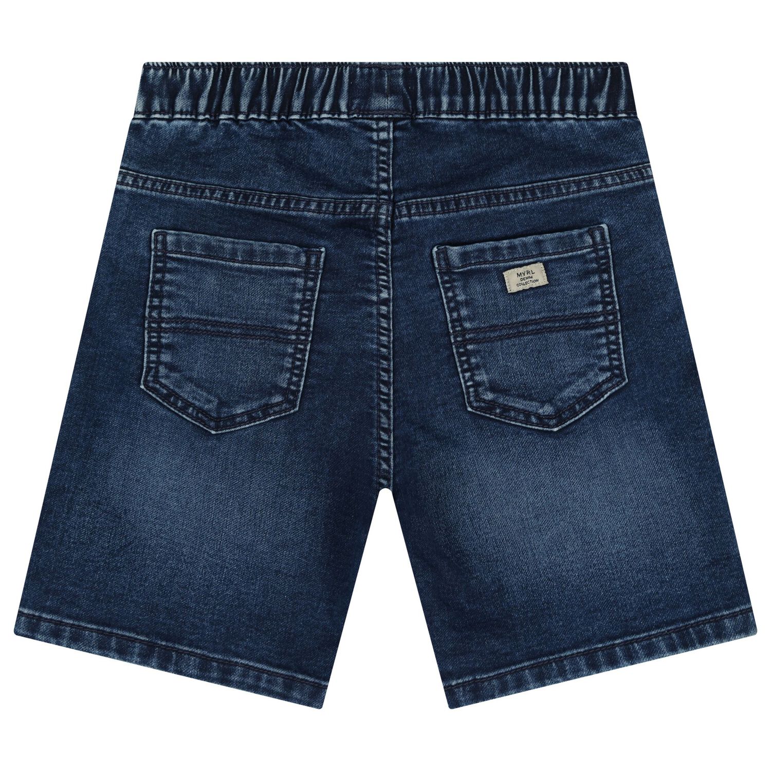Boys Blue Denim Shorts, 1, hi-res